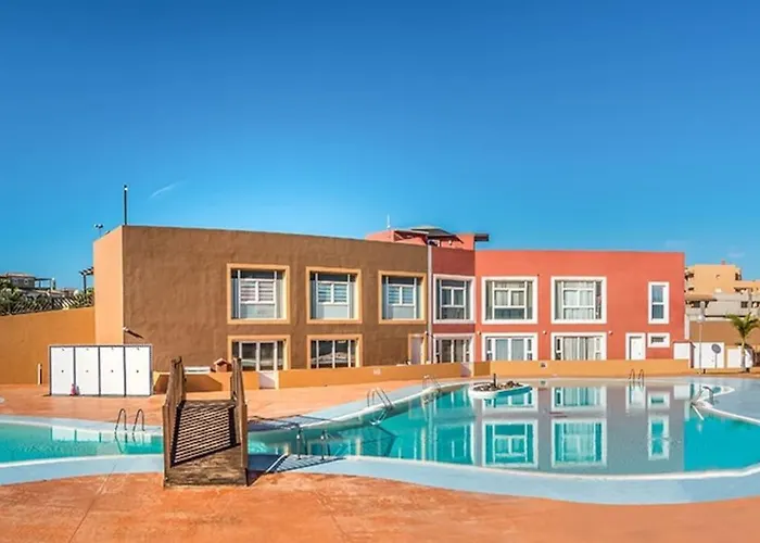 Moderna Casa De Invitados Con Terraza Y Piscina * Corralejo